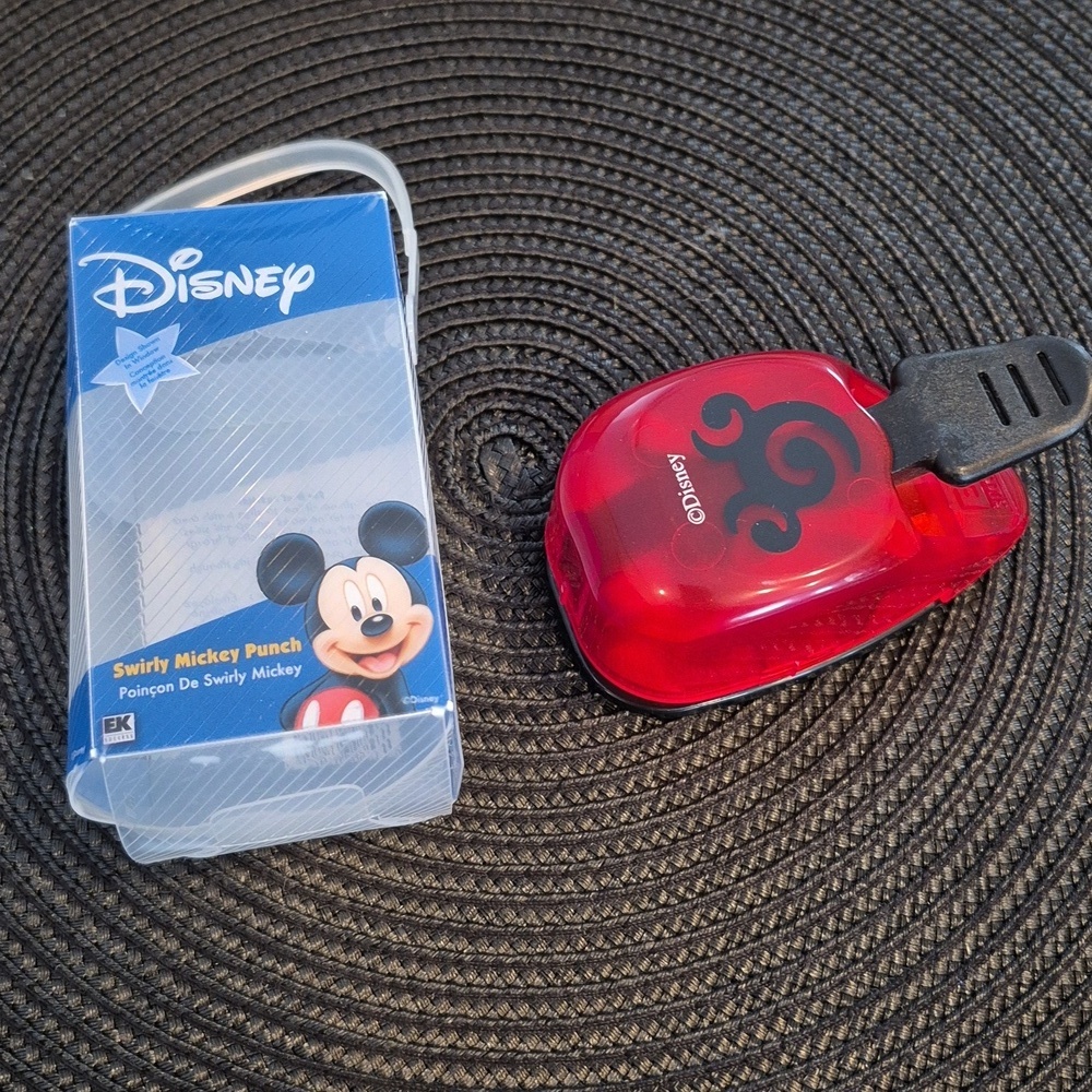 DISNEY Swirly Mickey Mouse Crafts Paper Punch
